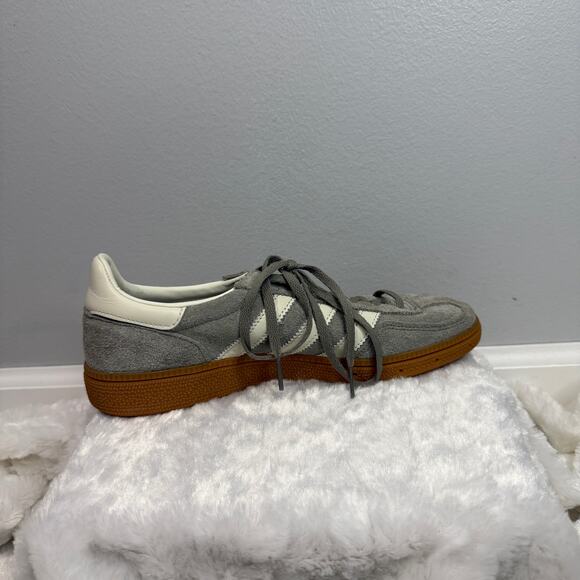 Adidas Handball Spezial Grey Suede Gum Sole Sneakers Women’s 8.5 - Picture 7 of 8